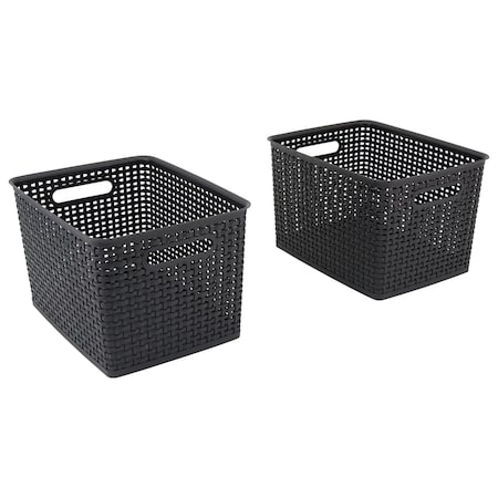 Advantus Polypropylene, Black, 2 PK 40328